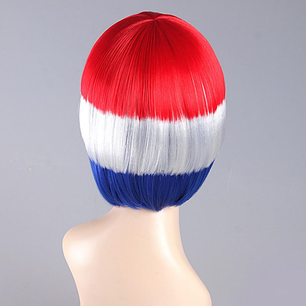 flagwigs, football wigs, fan wigs, afro wigs, mullet wigs, bob wigs, euro wigs,  premier league wigs,Holland Bob Wig 