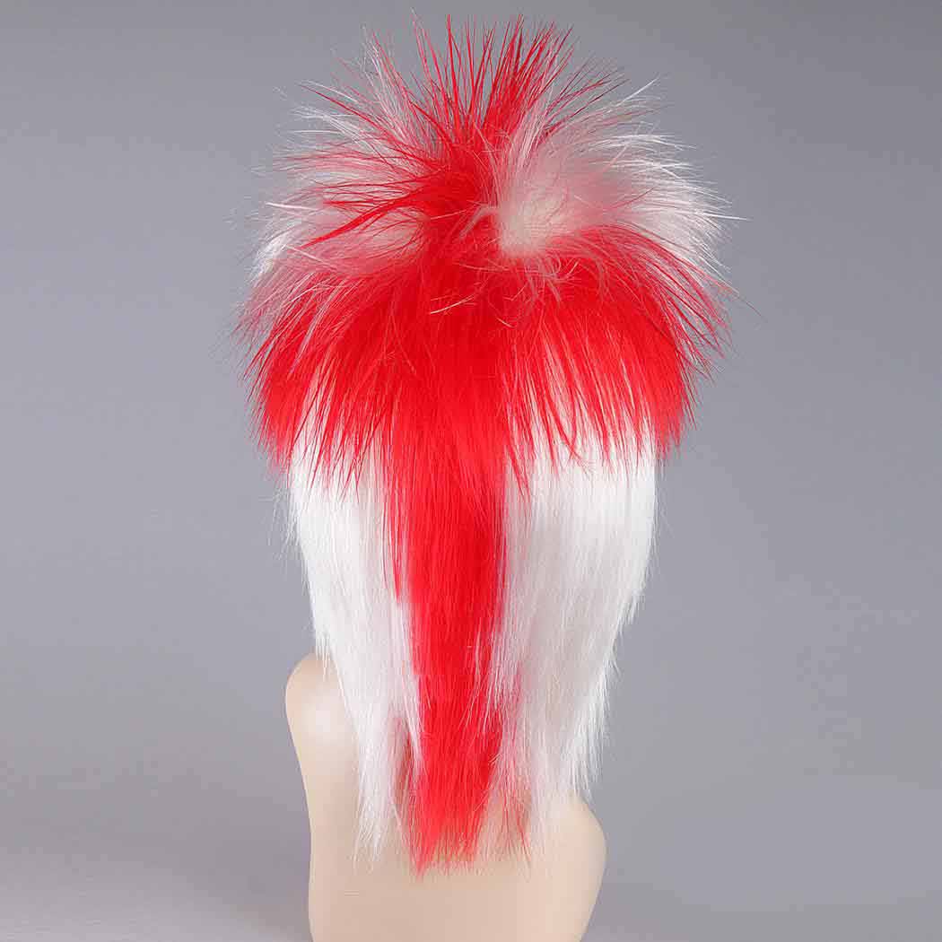 flagwigs, football wigs, fan wigs, afro wigs, mullet wigs, bob wigs, euro wigs,  premier league wigs,England Mullet Wig 