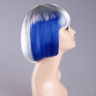 flagwigs, football wigs, fan wigs, afro wigs, mullet wigs, bob wigs, euro wigs,  premier league wigs,France Bob Wig 