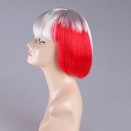 flagwigs, football wigs, fan wigs, afro wigs, mullet wigs, bob wigs, euro wigs,  premier league wigs,France Bob Wig 