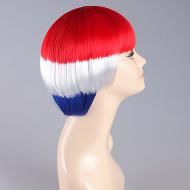 flagwigs, football wigs, fan wigs, afro wigs, mullet wigs, bob wigs, euro wigs,  premier league wigs,Holland Bob Wig 
