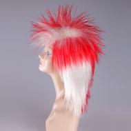 flagwigs, football wigs, fan wigs, afro wigs, mullet wigs, bob wigs, euro wigs,  premier league wigs,England Mullet Wig 