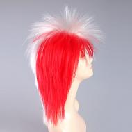 flagwigs, football wigs, fan wigs, afro wigs, mullet wigs, bob wigs, euro wigs,  premier league wigs,France Mullet Wig 