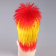 flagwigs, football wigs, fan wigs, afro wigs, mullet wigs, bob wigs, euro wigs,  premier league wigs,Spain Mullet Wig