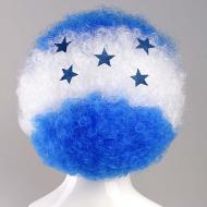 flagwigs, football wigs, fan wigs, afro wigs, mullet wigs, bob wigs, euro wigs,  premier league wigs,Honduras Afro Wig