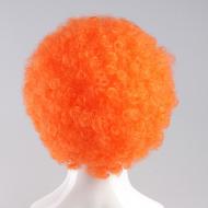 flagwigs, football wigs, fan wigs, afro wigs, mullet wigs, bob wigs, euro wigs,  premier league wigs,Orange Afro Wig