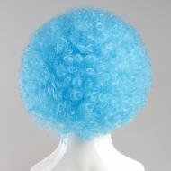 flagwigs, football wigs, fan wigs, afro wigs, mullet wigs, bob wigs, euro wigs,  premier league wigs,Light Blue Afro Wig