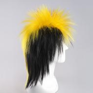 flagwigs, football wigs, fan wigs, afro wigs, mullet wigs, bob wigs, euro wigs,  premier league wigs,Belgium Mullet Wig