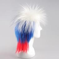 flagwigs, football wigs, fan wigs, afro wigs, mullet wigs, bob wigs, euro wigs,  premier league wigs,Russia Mullet Wig
