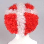 flagwigs, football wigs, fan wigs, afro wigs, mullet wigs, bob wigs, euro wigs,  premier league wigs,Manchester United Afro Wig