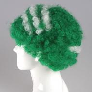flagwigs, football wigs, fan wigs, afro wigs, mullet wigs, bob wigs, euro wigs,  premier league wigs,Saudi Arabia Afro Wig